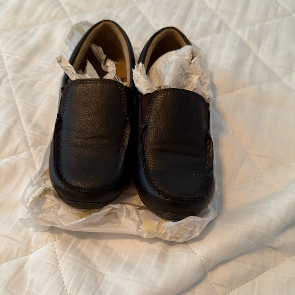 The Children's Place dark brown Kids Moccasins